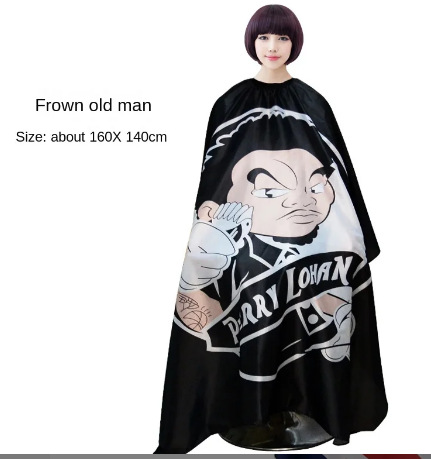 Fabricante spot salón peluquería corte de pelo tela antiadherente estilo europeo y americano simple tinta herramientas de corte de pelo tendencia