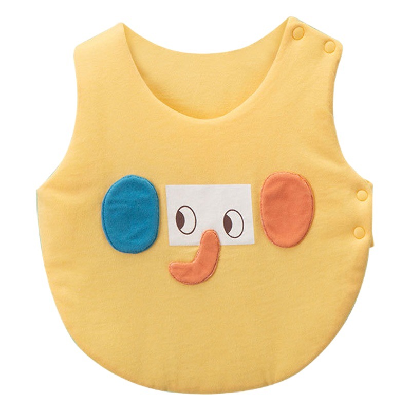 Autumn and winter baby bellyband quilted baby sleeping bib newborn belly care artifact warm half back clothes anti-cold