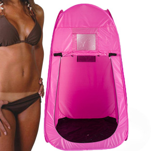 In-Stock Spray Salon Pvc Transparent Tanning Simple Cover Dressing Outdoor Bathing Tent with Door Amazon Supply