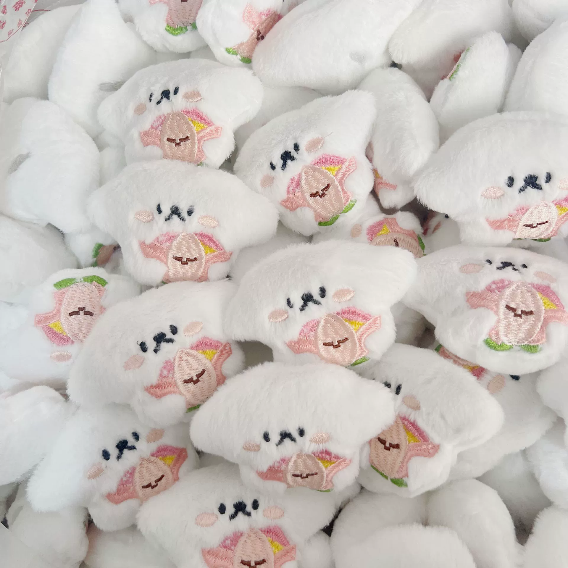 Персик щенок мультфильм плюшевые животные DIY аксессуары украшения аксессуары аксессуары обувь шапка одежда аксессуары чулок мешок украшения