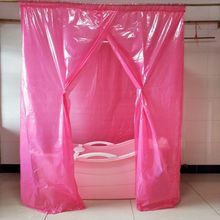 浴罩冬天家用洗澡保暖加厚浴帐成人宝宝长方形防水塑料帐保温保暖