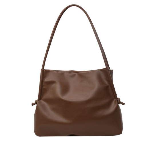 Large-capacity bag women's new fashion single shoulder armpit commuting 2024 casual trend fashion lazy style tote bag