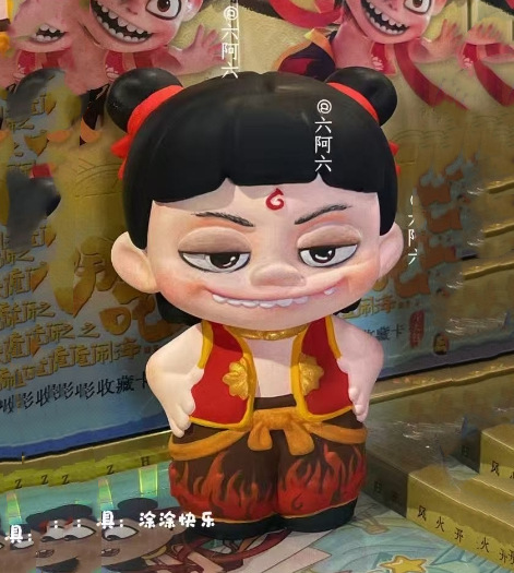 노출된 치아 나타 23cm 석고 인형 라텍스 몰드