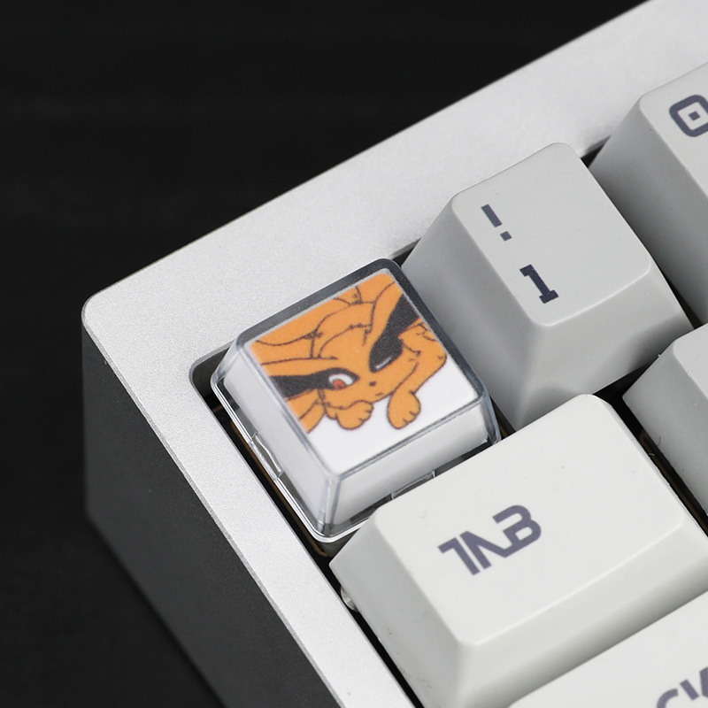 Naruto takes a short break, personalized three-dimensional mechanical keycaps, direction keys, up, down, left, and right cartoon two-dimensional cross keycaps