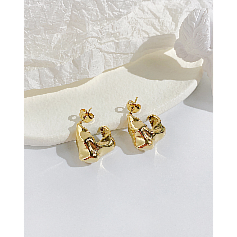 Fashion Irregular Stainless Steel Earrings Stainless Steel Earrings