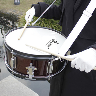 Wholesale LADE14 inch snare drum stainless steel small group drum send strap drum stick marching drum marching band snare drum
