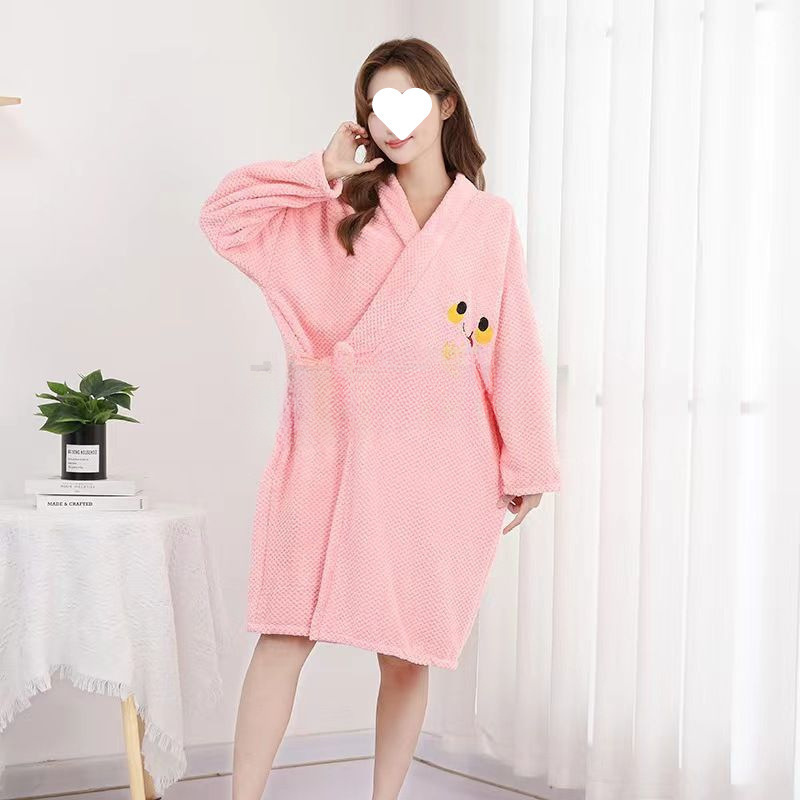 두꺼운 목욕 타월을 착용 한 성인 여성용 목욕 스커트 나이트 가운 목욕 빠른 건조 목욕 가운 부드러운 흡수성 반팔 목욕 가운