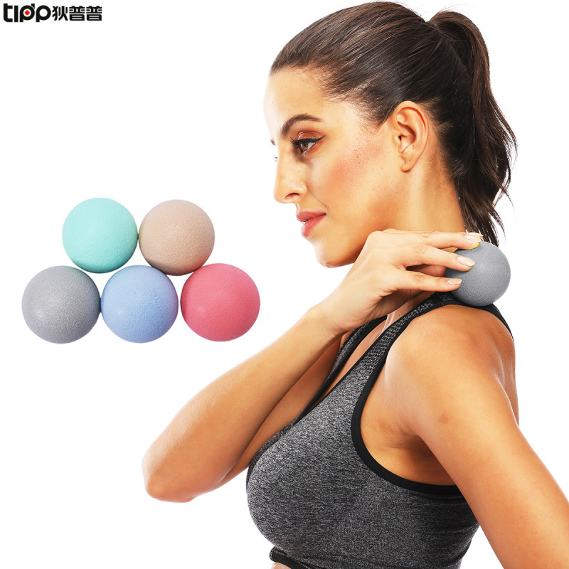 [Source Supply] Tpe Fascia Ball Single Ball Deep Muscle Body Relaxation Ball Fitness Ball Foot Massage Ball