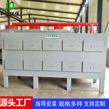 活性炭漆雾干式过滤器废气处理环保设备上装下卸二级活性炭吸附箱