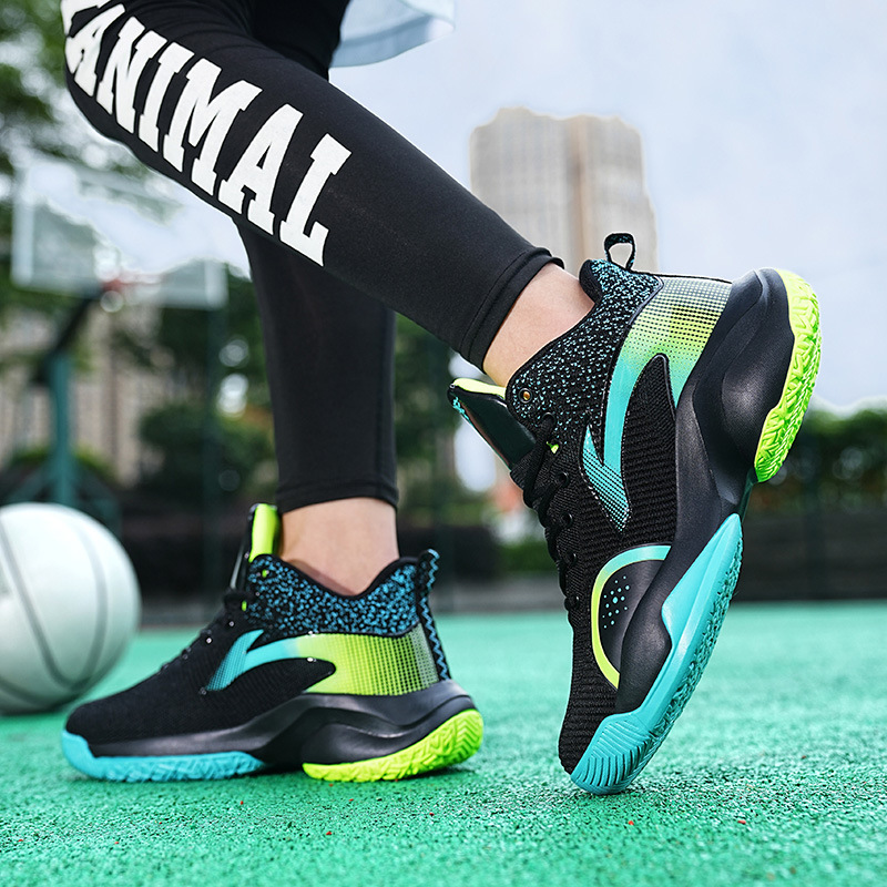 Zapatillas de baloncesto Kobe Technology azules para hombre y mujer, 2023, con amortiguación, resistentes al desgaste, deportivas, transpirables, prácticas, zapatillas de baloncesto de caña alta