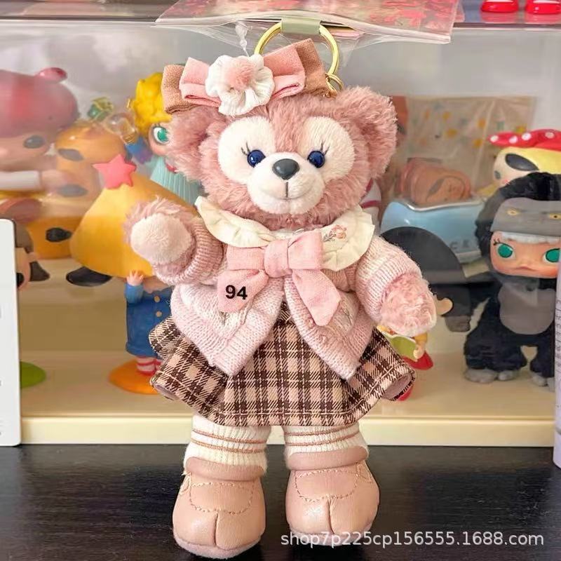 リンナベルキツネスクールバッグペンダント人形かわいいバッグペンダント人形ぬいぐるみキーホルダーギフト女性のための|undefined