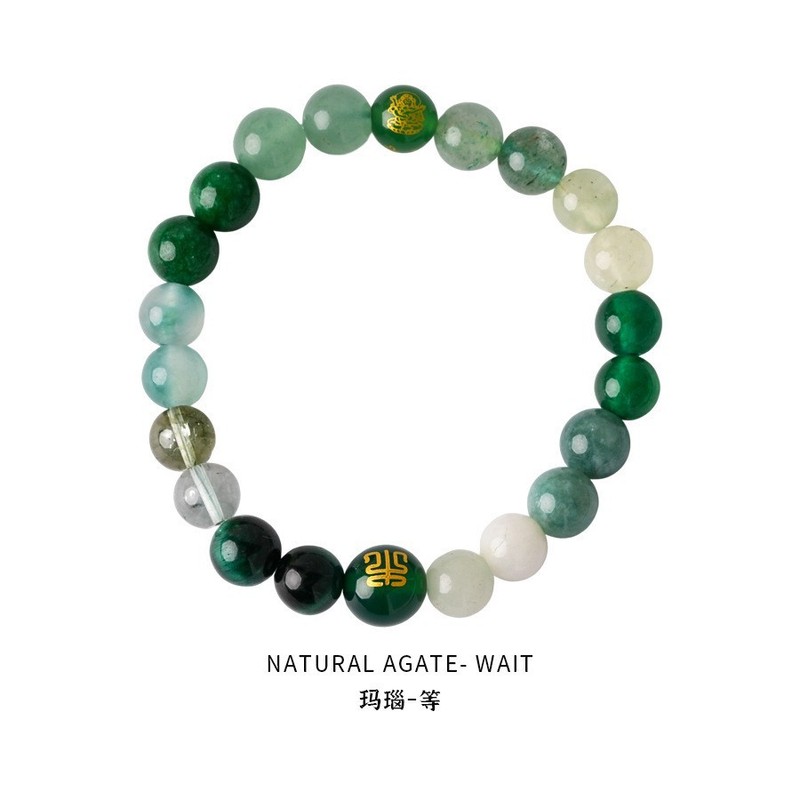 晗珞~海蓝宝锆石串珠手链夏日小清新水晶手串气质轻奢高级感手饰|undefined