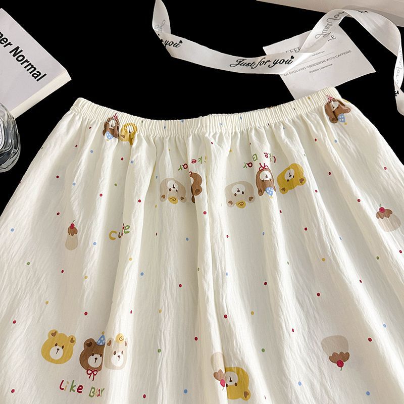 120G nubes de algodón pijama ropa para el hogar manga corta pantalones largos set TK pedidos de comercio exterior transfronterizo comercio exterior del sudeste asiático