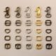 Handbag hardware accessories hook 8023 square buckle day buckle shrimp buckle needle buckle inner diameter 20 wire diameter 3.8mm