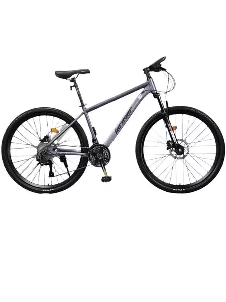 Galaxy Gray Steel Frame [Mechanical Double Disc]-26 inches-21 speed