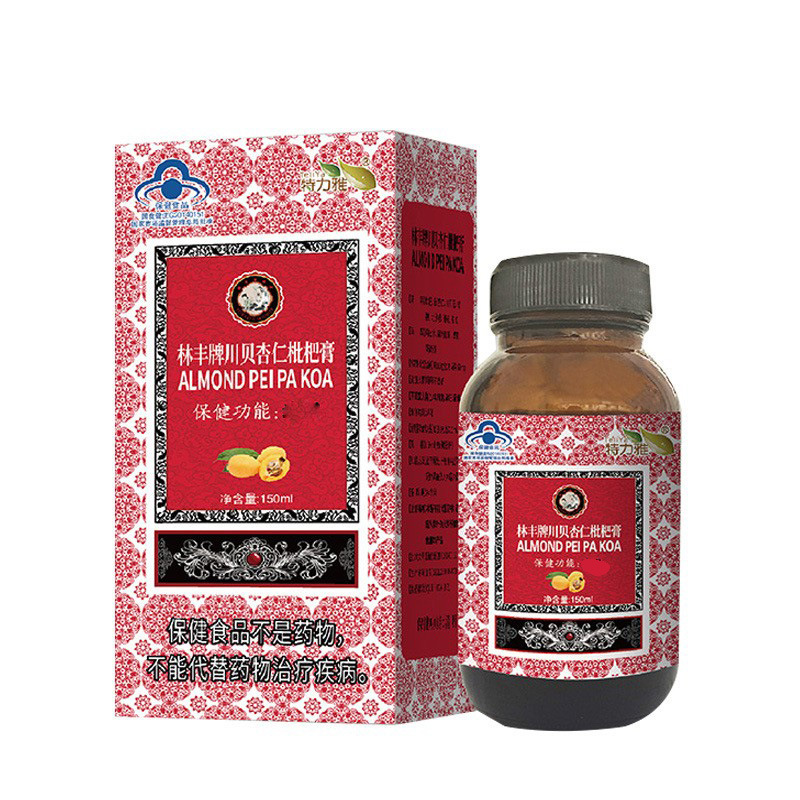 特力雅林丰牌川贝杏仁枇杷膏  川贝杏仁枇杷膏  150ml 一件代