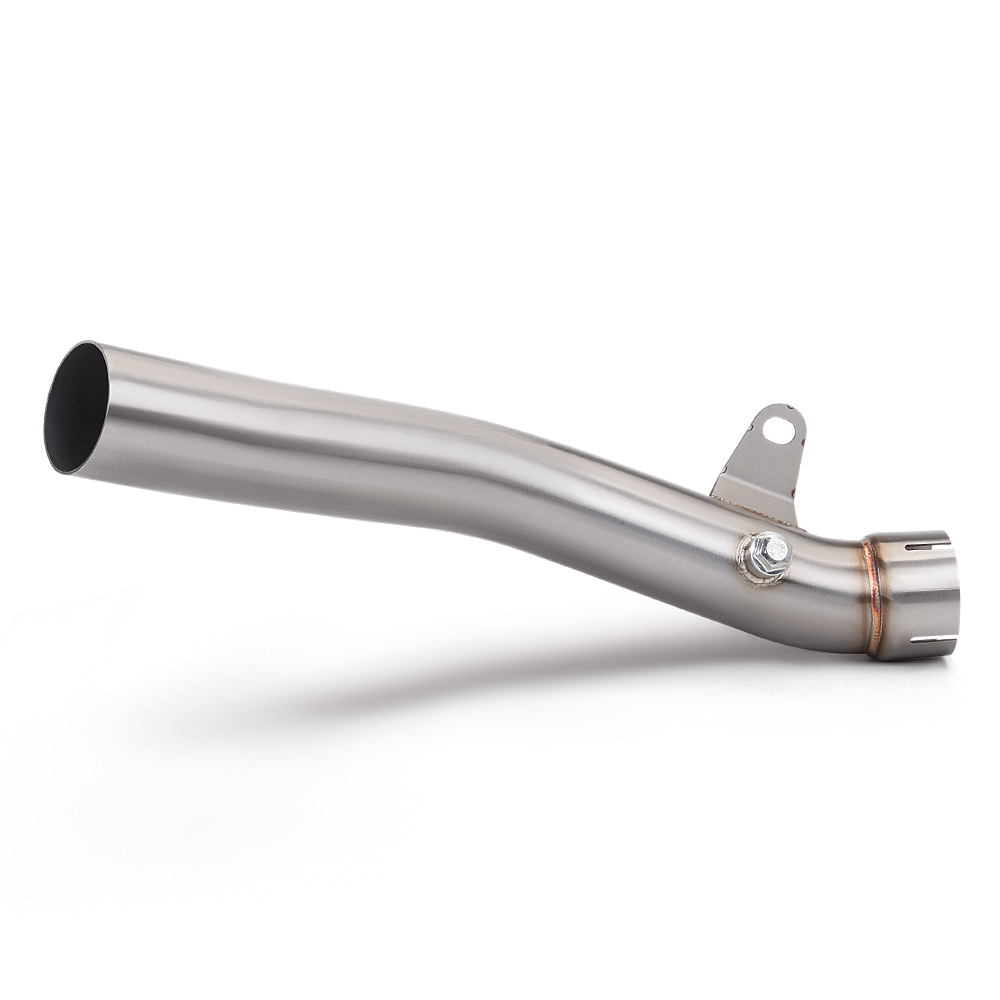 Motorcycle modified ZX10R drum removal middle exhaust pipe connected to the original factory tail section non-destructive installation 2011-2015