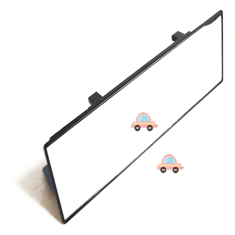 Espejo retrovisor para coche, espejo interior ampliado y agrandado, espejo retrovisor para marcha atrás, espejo plano curvo, espejo retrovisor para coche