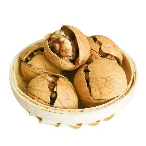 Thin-skinned stir-fried walnuts Xinjiang paper-skinned roasted walnuts 500g/bag new goods nuts snacks wholesale ripe walnut milky flavor