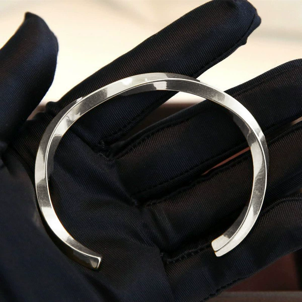【4066】Us opening bracelet-Silver