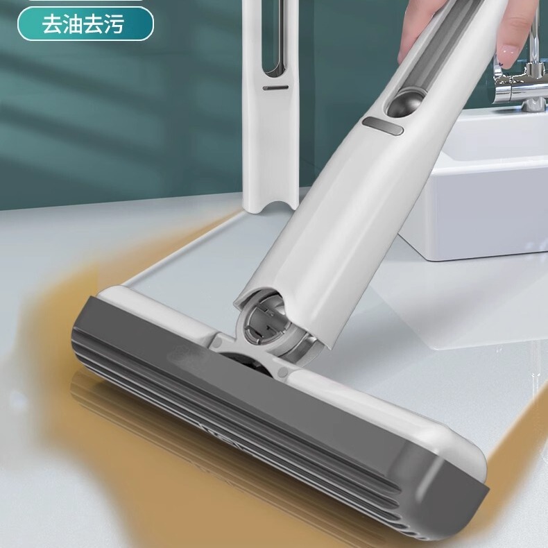 Desktop mini mop hand-free household cleaning sponge kitchen coffee table hand-held folding absorbent small mop