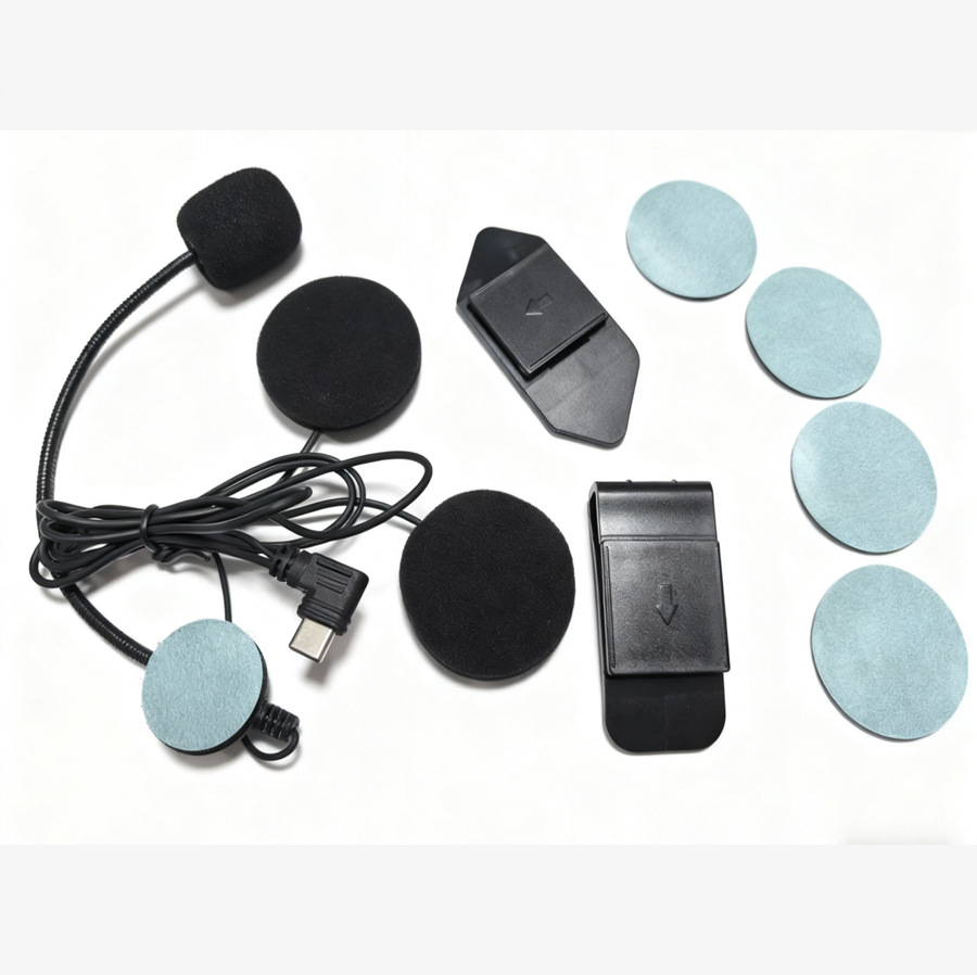 Ejeas Original V6Pro+V4Plus Motorcycle Helmet Bluetooth Headset Helmet Intercom Headset Clip Set