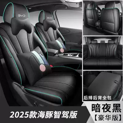 2025 BYD Dolphin seat covers, Modelə uyğun (Original) oturacaq örtükləri - dark-night-black-deluxe-edition-note-the-model-year