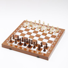 跨境国际象棋高档礼盒套装实木象棋折叠棋盘套装批发