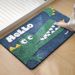 アニメ動物はカシミヤの浴室トイレの入り口の吸水足マット家庭用玄関の入り口の床マットの現物代発