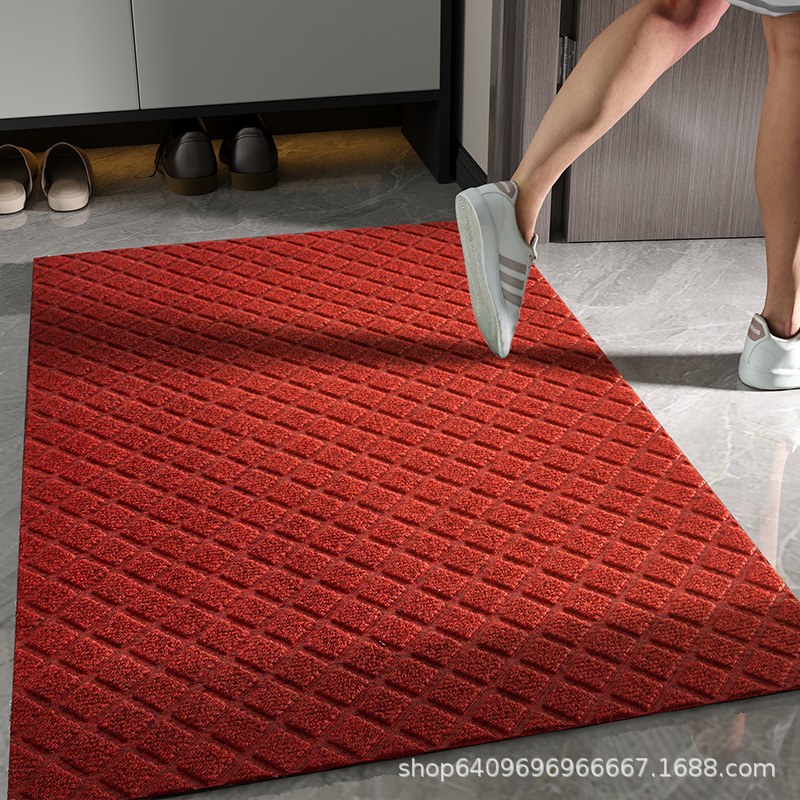 Alfombrilla de puerta de entrada Alfombra antideslizante y resistente a la suciedad para exteriores de lujo Alfombrilla de puerta cortada para el hogar Alfombrilla de puerta de entrada