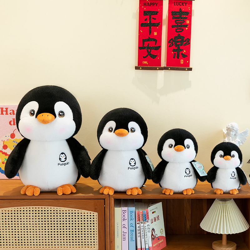 Nuevo lindo pingüino muñeca juguete de peluche Oceanarium muñeca pingüino muñeca de tela para niños regalo de cumpleaños