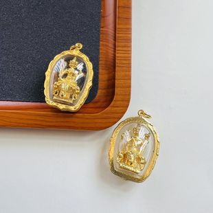 Thai Amulet Luang Phor Chan Nam 2565 Four-Faced Buddha Necklace Pendant Live Broadcast Hot Style Dropshipping