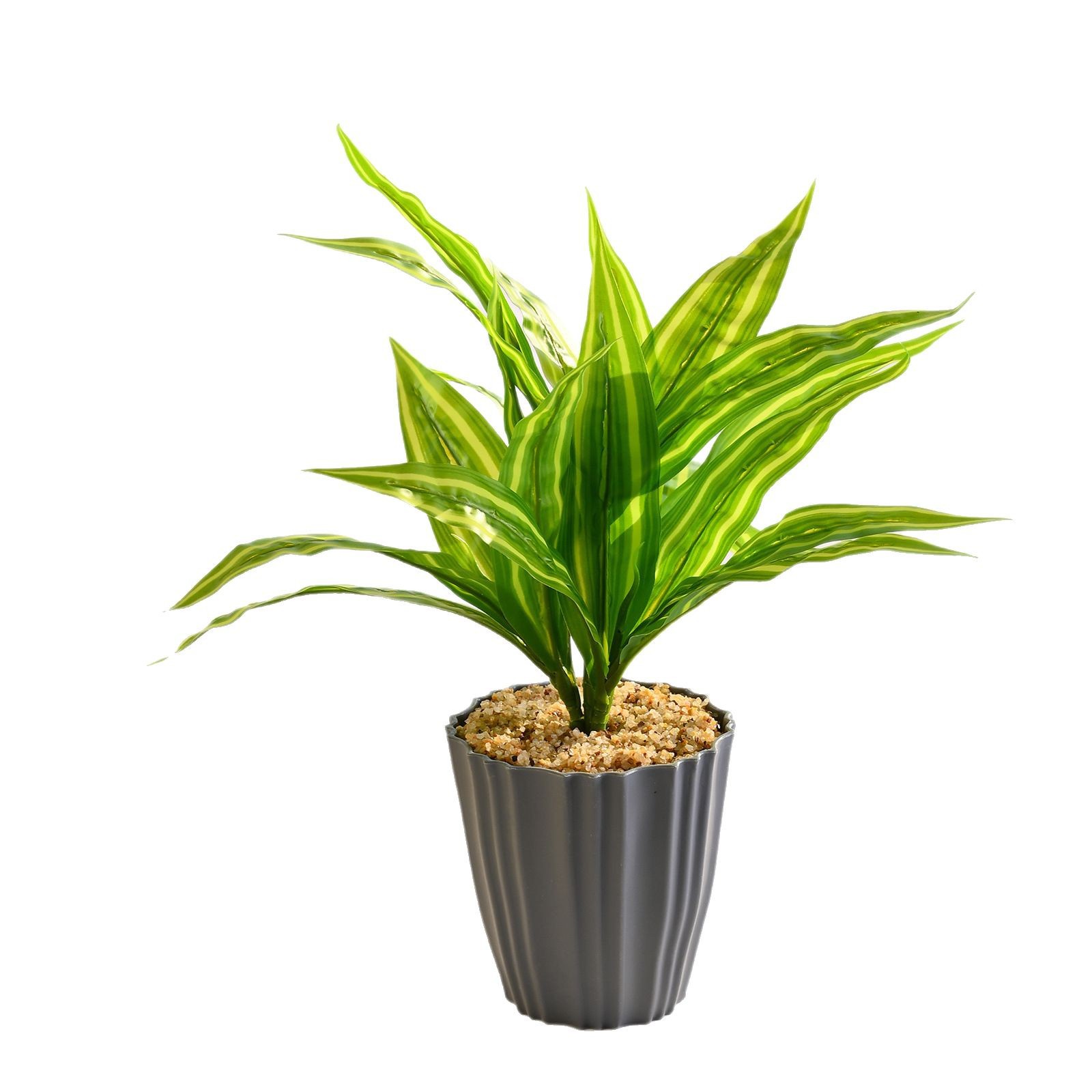Árbol de hierro brasileño verde oscuro, planta verde, simulación, planta en maceta, decoración de estudio fotográfico para el hogar creativo, planta verde artificial, simulación, bonsái