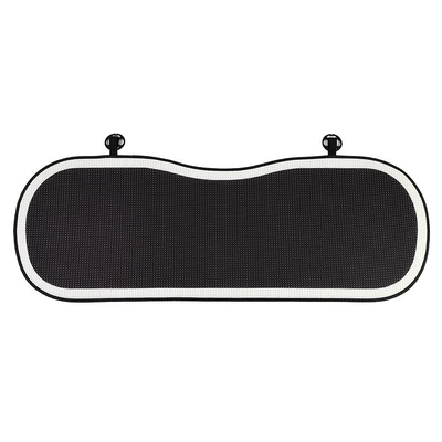 Ribbon Car Headrest Fashion: Headrest - ice-silk-white-edge-rear-row