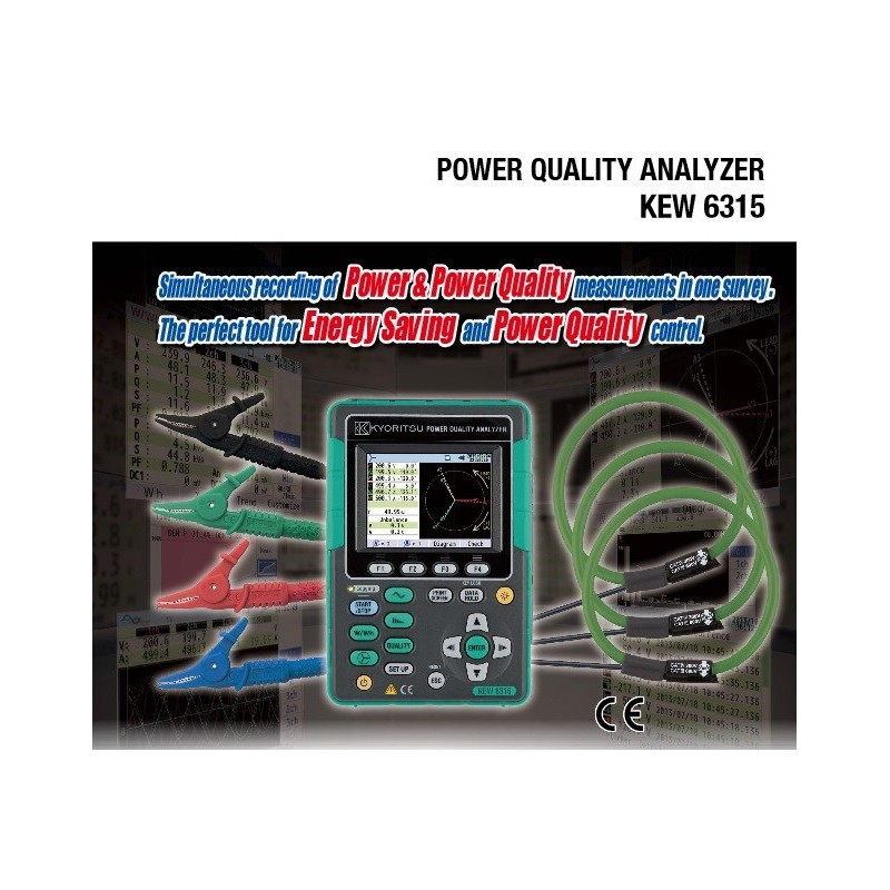 日本共立kyoritsu 6315-00 电能质量分析仪 克列茨 kem