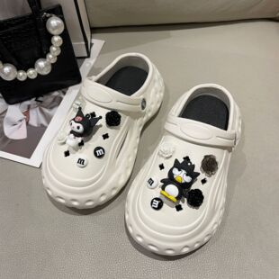 DIY Accessories for Clogs: Garden Shoe Charms, Shoe Flowers, X-Shaped Bear Decorations, Shoelace Chain Set, Non-Slip and Wear-Resistant