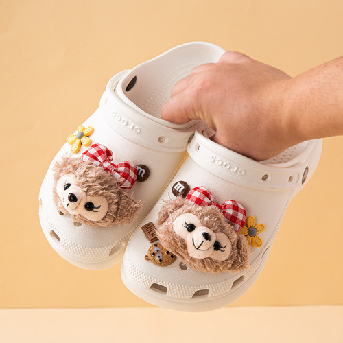 Hole shoe buckle adapter for cross accessories detachable decorative buckle DIY cartoon cute shoe surface shoe flower finished product