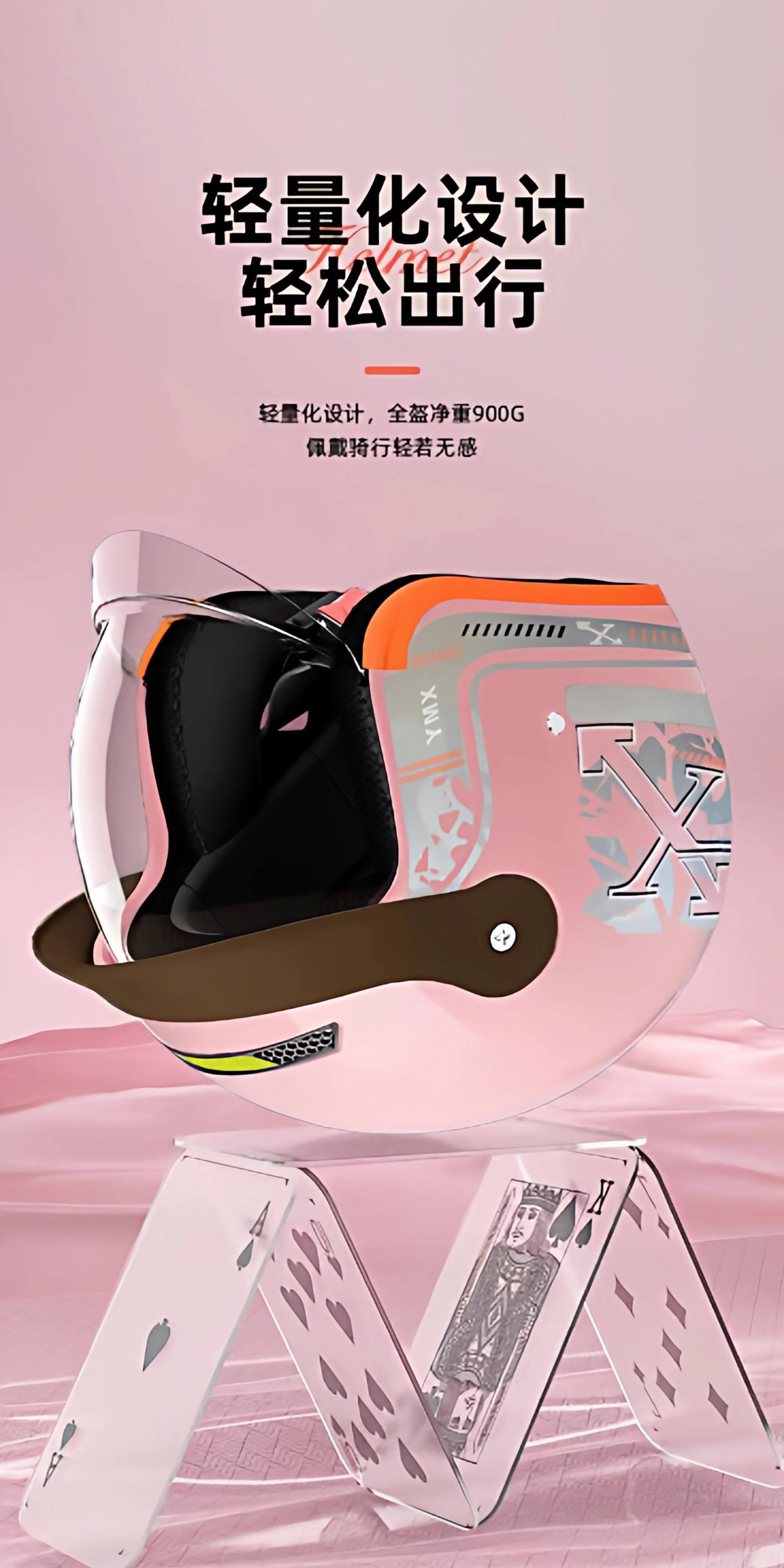 National Standard 3C Certified Electric Vehicle Helmet for Men and Women, Universal Safety Helmet for All Seasons, Autumn and Winter Warm Half Helmet