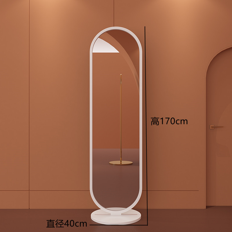 흰색 드레싱 거울 A 직경 40_high 170