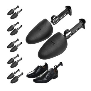 5 Pairs of Men's and Women's Black Adjustable Plastic Shoe Stretchers, Shoe Stretchers, Leather Shoes, Sports Shoe Shapers, Shoe Stretchers