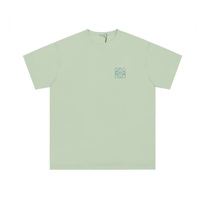 クロスボーダー羅家高品質刺繍ロゴゆるい半袖男女モデルカジュアルファッション百合tシャツ潮牌|undefined