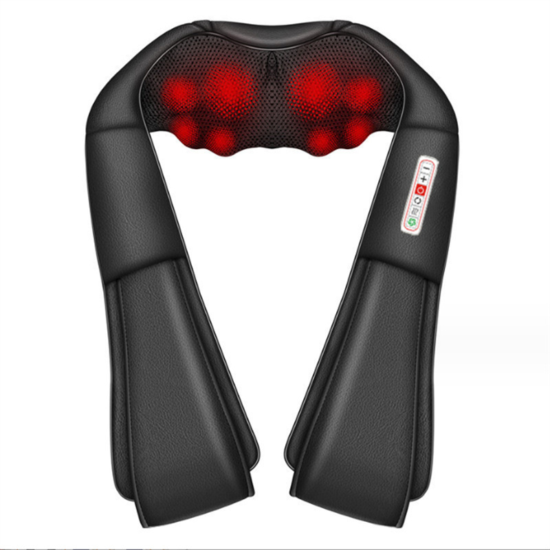 Masaje de compresión caliente transfronteriza, masajeador de hombro y cuello caliente doméstico, masajeador de espalda lumbar eléctrico, masajeador de columna cervical image 5