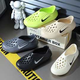 爆款外穿洞洞鞋男女轻便防滑夏季海边沙滩凉鞋户外2025新款