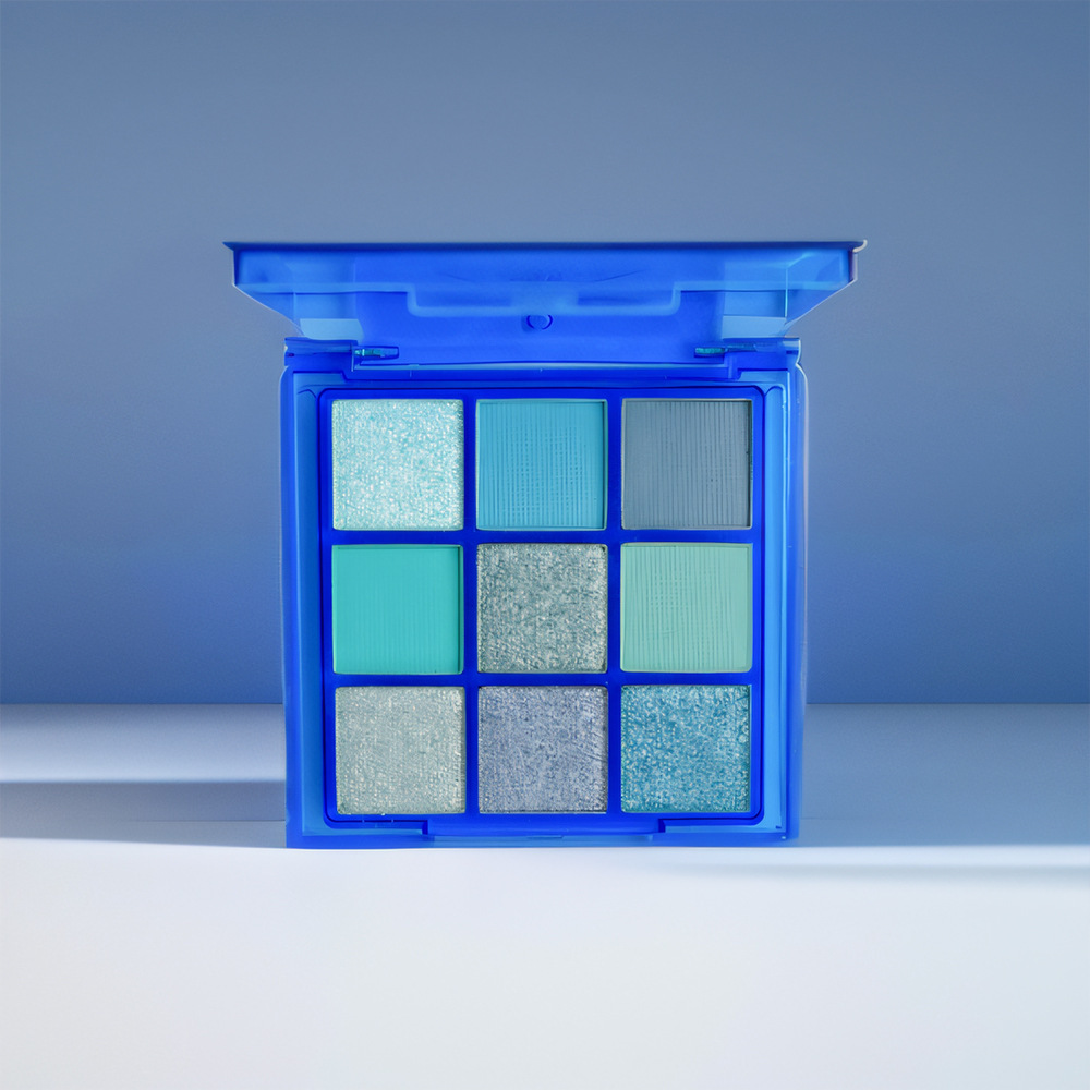 COOL STORY Blue Witch 9-color Eyeshadow Palette fang Sweat Klein Blue cos Stage Festival Colorful Makeup undefined