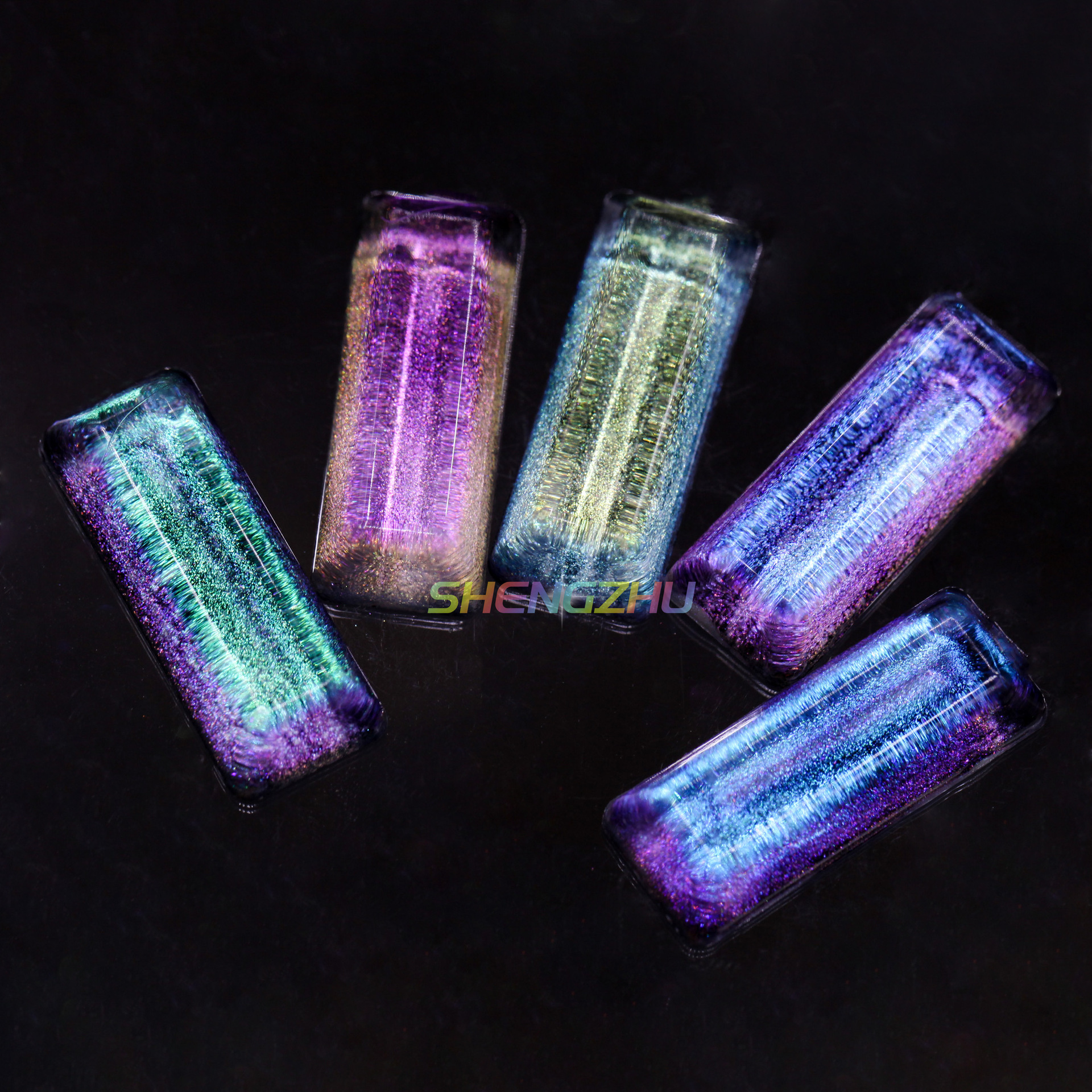 角度变色龙珠光粉 滴胶史莱姆喷漆改色颜料 肥皂人鱼姬变色粉