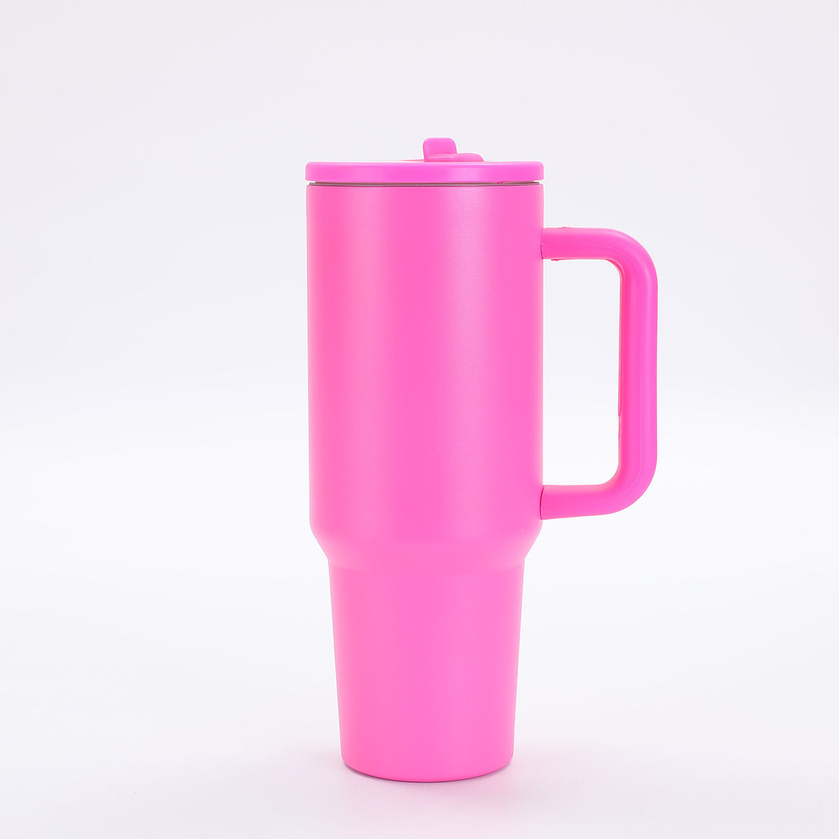 Taza termo de acero inoxidable Big Mac 304 de 40oz taza de automóvil de quinta generación con mango pajita de hielo portátil