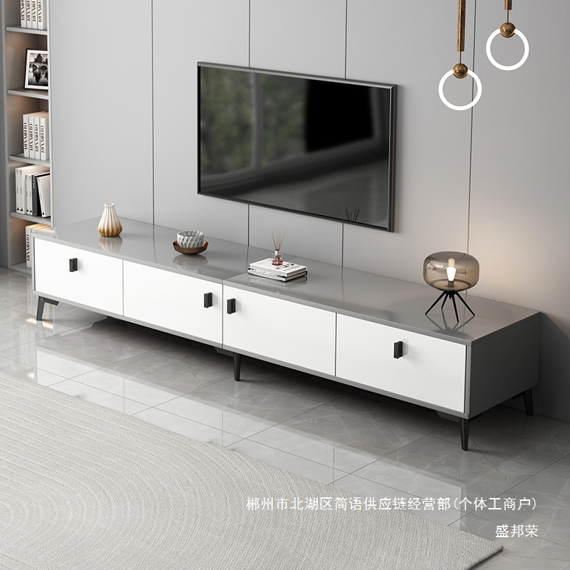 Gabinete de televisión directo de fábrica sala de estar doméstica pequeña casa moderna simple 2026 nuevo almacenamiento simple en uno image 1