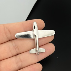 合金DIY饰品配件飞机配饰百搭简约个性嘻哈吊坠钥匙扣项链挂件
