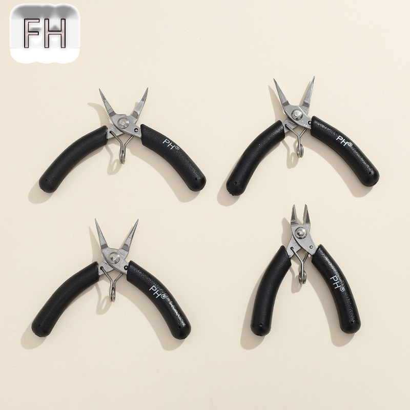PH Mini Jewelry Pliers DIY Handmade Beading Needle-Nose Pliers Diagonal Pliers Wire Wrapping Jewelry Making Tools Small Pliers PH Mini Jewelry Pliers DIY Handmade Beading Needle-Nose Pliers Diagonal Pliers Wire Wrapping Jewelry Making Tools Small Pliers