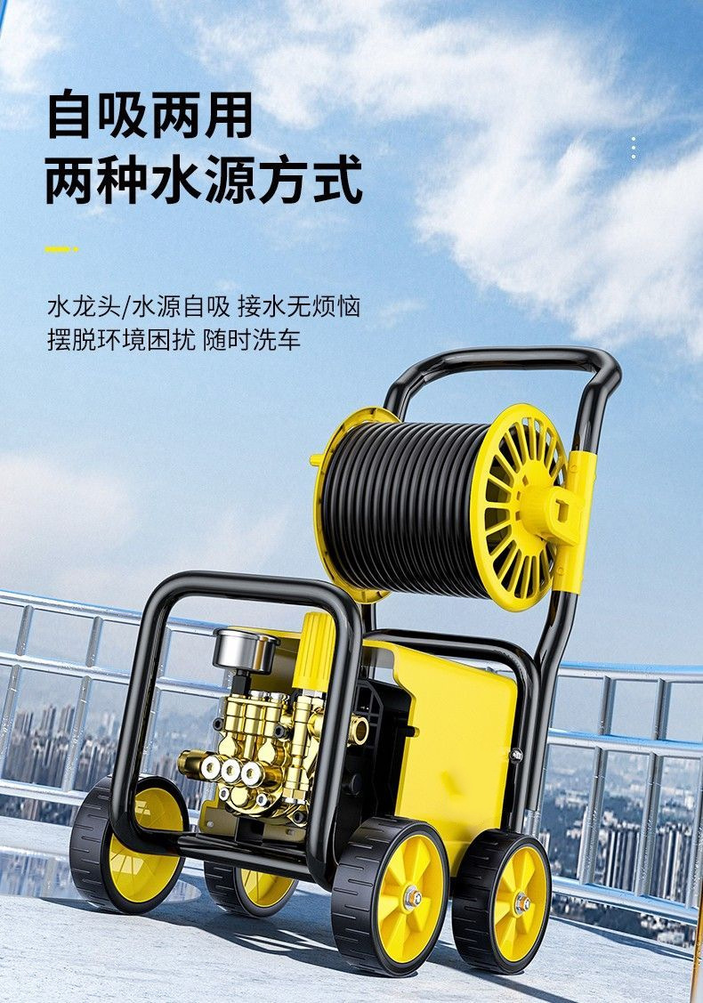 26 Models of Black Cat Portable 220V Car Wash Machines, Induction-Type High-Power Brushless Motor Cleaning Machines